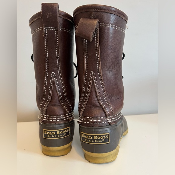 LL Bean Sherpa Lined Bean Boots 7 - Picture 4 of 6